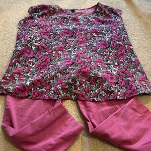 Floral Top and Pixie Pants Bundle